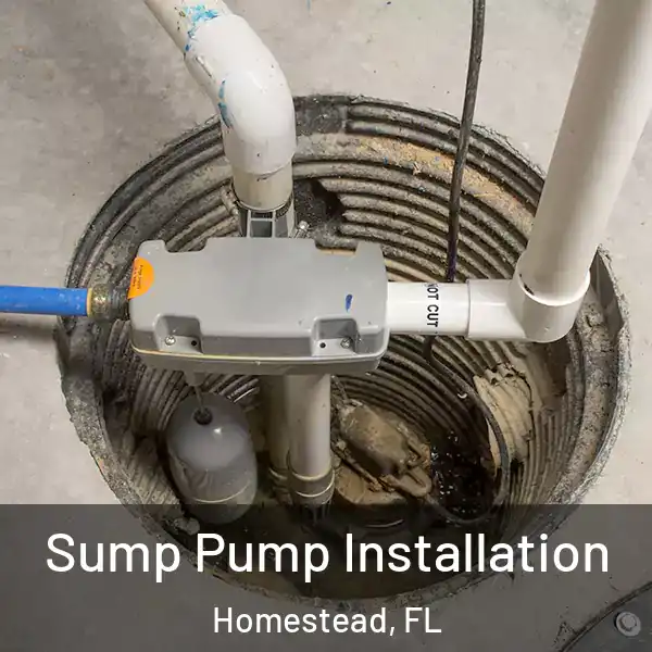  Sump Pump Installation Homestead, FL
