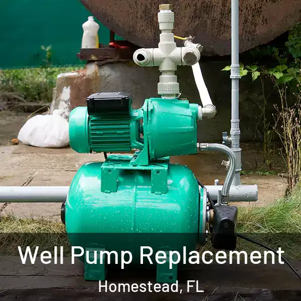  Well Pump Replacement Homestead, FL